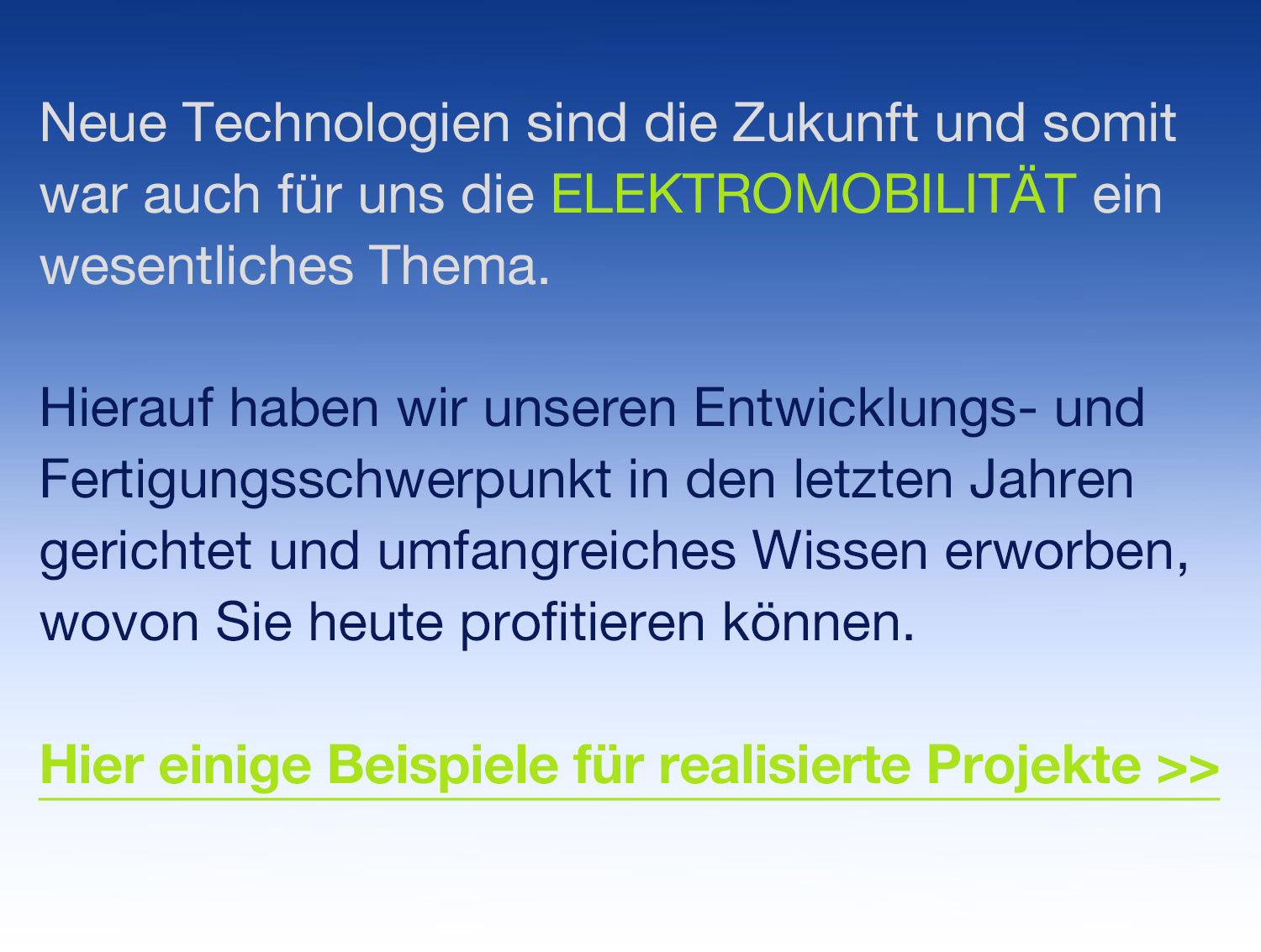 ELEKTROMOBILITÄT